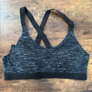 Victoria Sport Seamless Black Heather Sports Bra